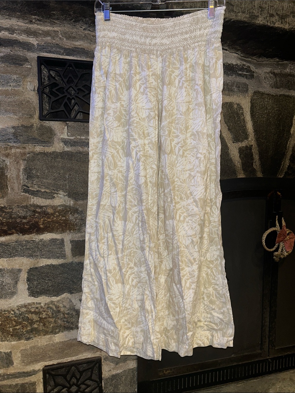 Rewash Wide-Leg Linen Pants